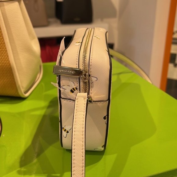 Kate Spade Staci Bee Mini Camera Bag Parchment Multi - Picture 5 of 15
